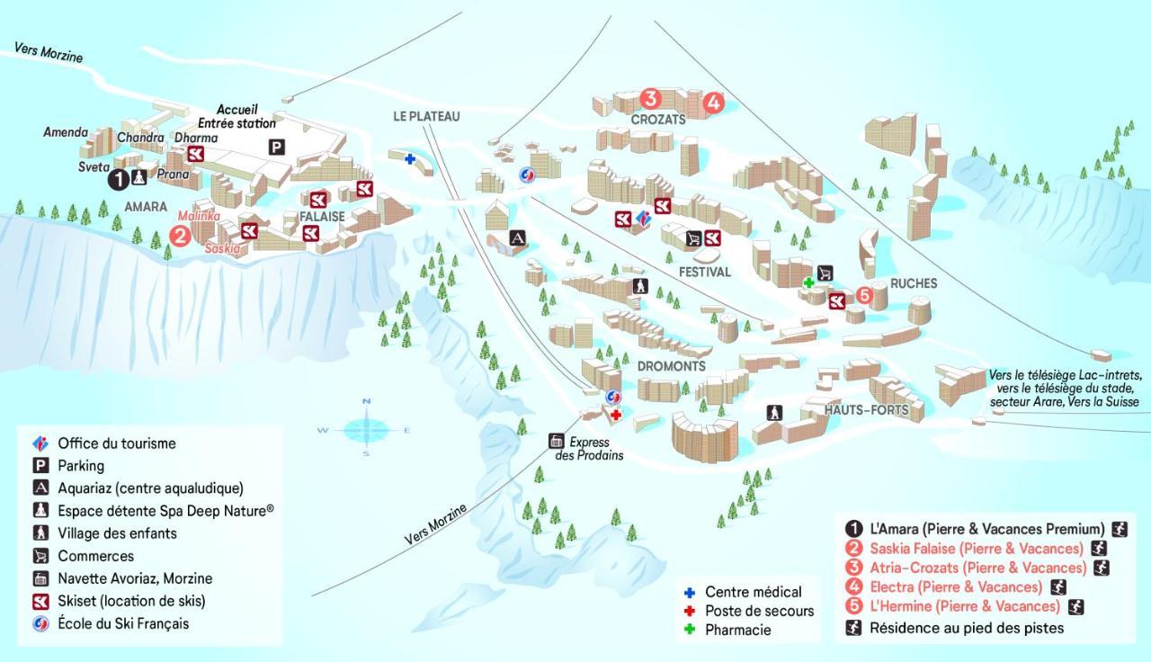 Residence Pierre & Vacances Atria-Crozats Avoriaz Eksteriør billede